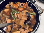 【すたみな太郎】パスタ、たこ焼き、焼きそば、ポテト、オムライス、カレー、筑前煮、お味噌汁、カルビスープなどが充実