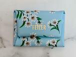 【大人百花　Spring issue】「付録：FEILER（フェイラー）ホワイトマーガレット柄マルチケース」春らしいペールブルーにホワイトマーガレットが華やかで大人かわいい♡