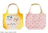 ちいかわ×東京ばな奈 エコバッグ(エコバッグセット 4個入1,900円/8個入2,700円) ©nagano / chiikawa committee