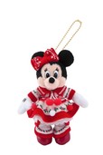 ぬいぐるみバッジ 1,900円｜長さ約12.5～長さ約18.5cm｜東京ディズニーリゾート「ディズニー・クリスマス」2019｜販売店舗：東京ディズニーランド「グランドエンポーリアム」