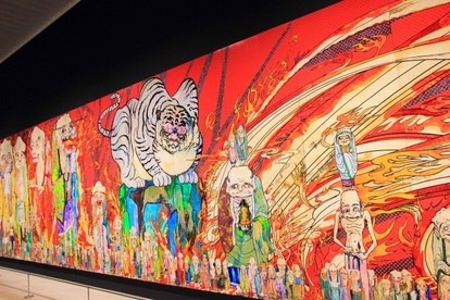 村上隆 「シシ神と羅漢」 Yahoo!オークション - 村上隆 「シシ神と羅漢」 真作保証 人気の