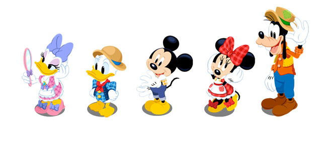 「マジックキャッスル ドリームアイランド」ミッキー、ミニー、ドナルド、デイジー、グーフィー ©Disney