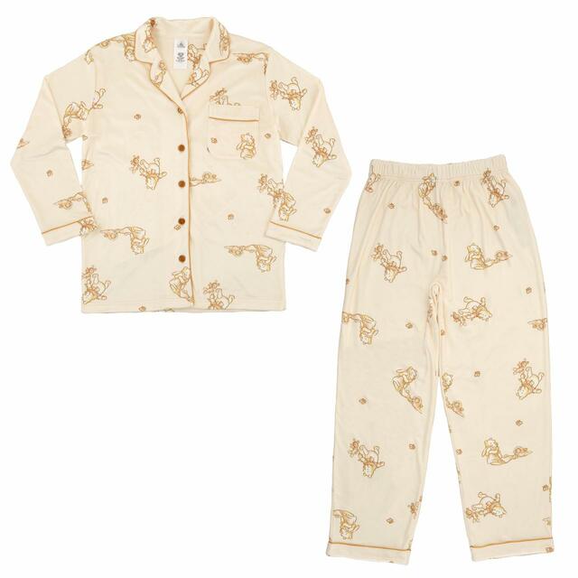 プーさん&ピグレット 長袖パジャマ ホワイト M WHITE POOH 5,720円