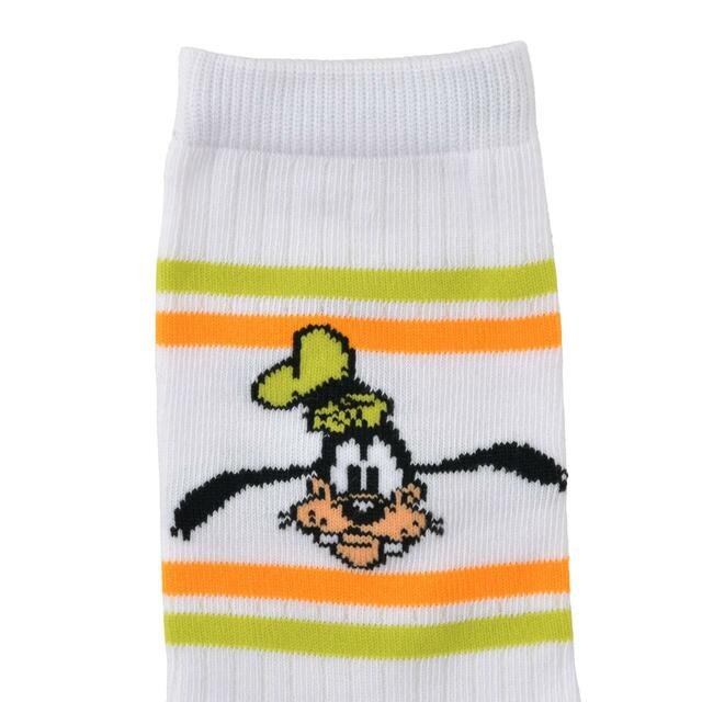 グーフィー 靴下 リブ ホワイト 23~25 GOOFY FASHION 2026 550円