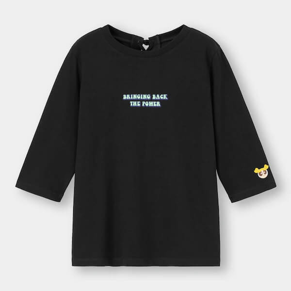 バックレースアップT(7分袖)The Powerpuff Girls +X ¥990