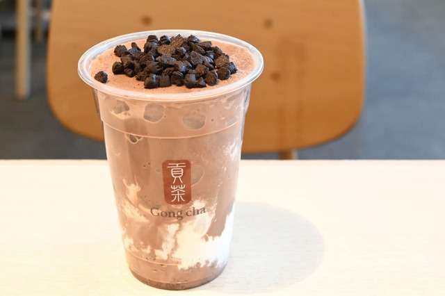 「サクほろっ！クッキー＆クリーム ショコラ フローズンティー Mサイズ」