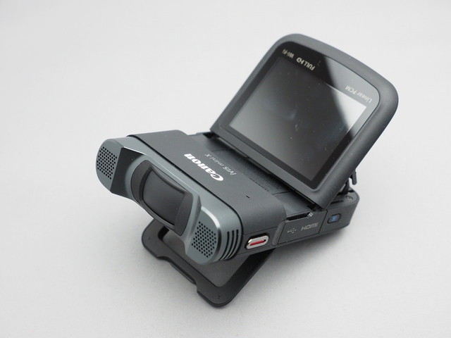 「iVIS mini X」スタンド使用