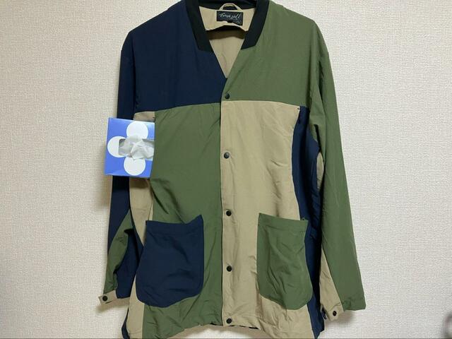 【ワークマン　耐久撥水トラベルシェルカーディガン】胸ポケットもティッシュ箱が入るくらい大きくゆとりがある