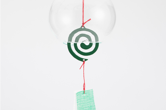 渦巻の江戸風鈴