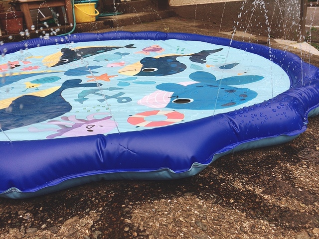 【PWING 噴水マット】おうちの庭で噴水が楽しめます