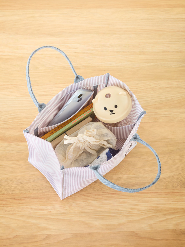 限定トートバッグ(ブルーグレー)【タリーズコーヒーの「29th Anniversary Happy Bag」】
