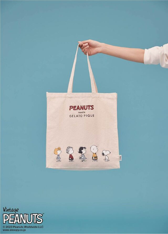 【PEANUTS meets GELATO PIQUE】トートバッグ ￥2,750カラー：アイボリーサイズ：フリー