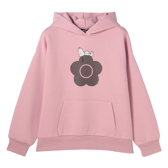 【マリークワント×PEANUTS】MARY QUANT × PEANUTS™ パーカ (ブラック/ホワイト/ピンク)各¥14,300（税込み）