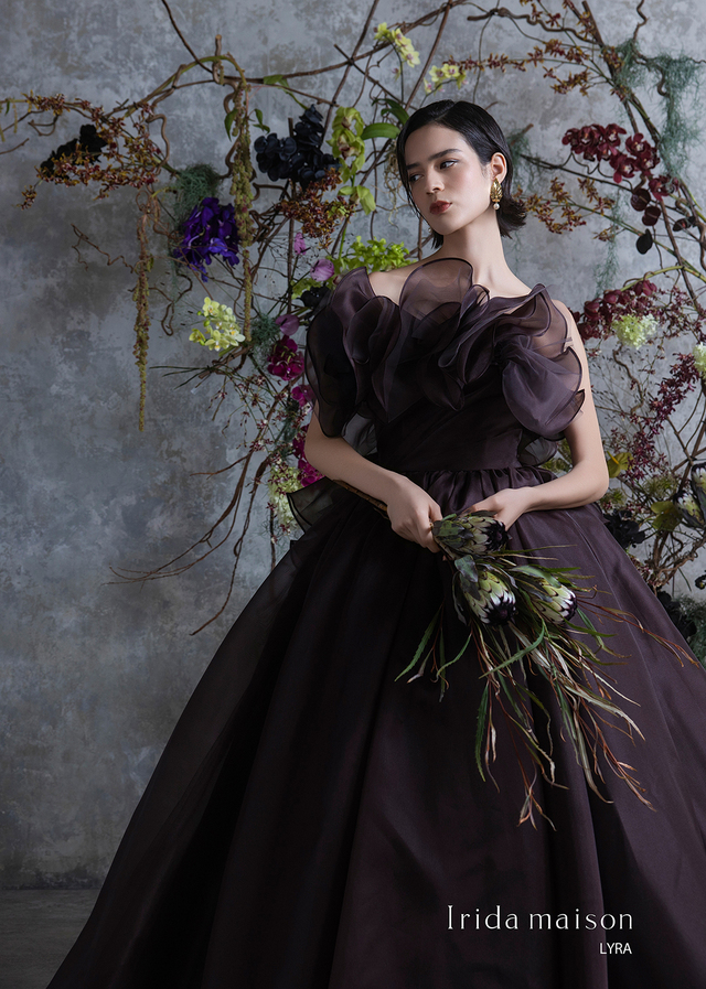 クラウディア｜「Irida maison（イリーダメゾン）」新作ウェディングドレス｜IM-0047_Brown