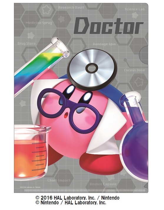 第三弾：5/14（土）～ クリアファイル （カービィ・ドクター）　300円＋税