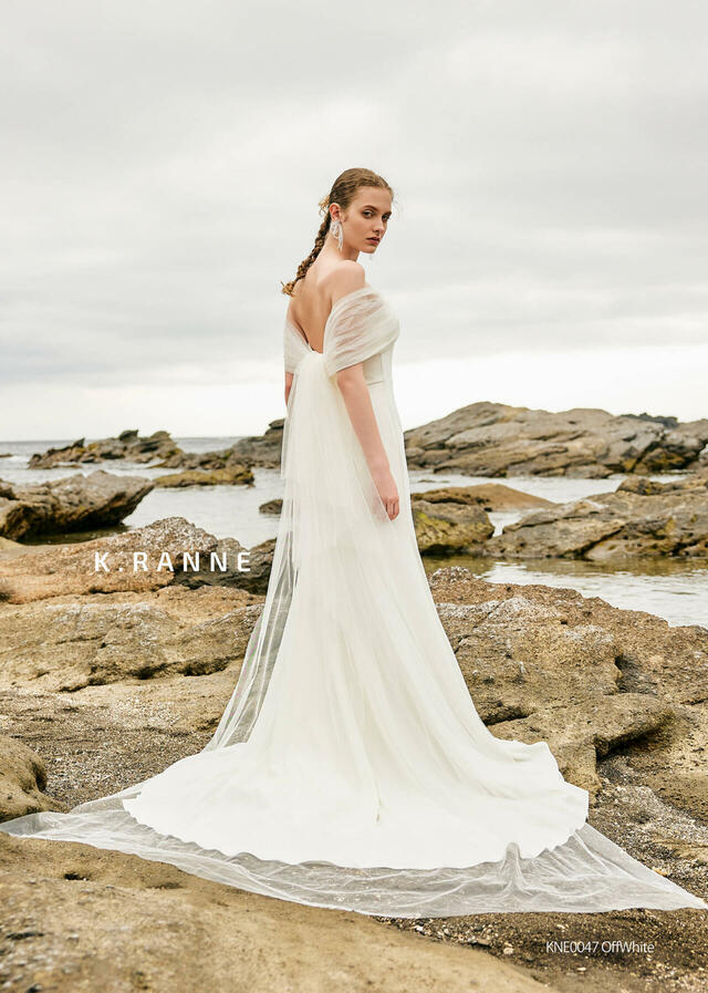 クラウディア|「K.RANNE-クランネ-」新作ウェディングドレス|KNE0047_OffWhite