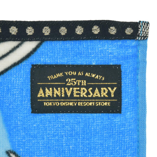 【東京ディズニーリゾート店限定】ドナルド ミニタオル 東京ディズニーリゾート店25周年記念 900円