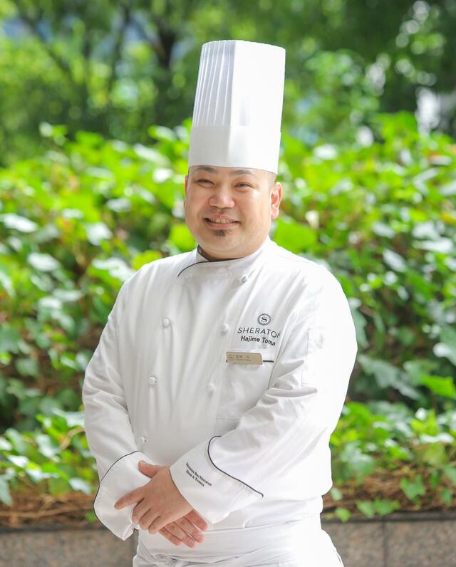 「オールデイダイニング「コンパス」當間 元さん」【横浜ベイシェラトンに“くまモン”がやってくる♪九州・熊本の新鮮な「馬刺し」やご当地グルメが楽しめる『九州・熊本フェア』開催】