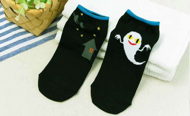 【絵本ナビ限定】ねないこだれだ おばけソックス（レディース）