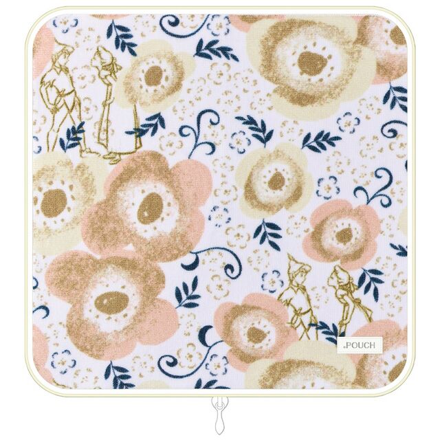 ハンカチのような見た目のポーチ（選べるキャラクター）｜￥1,540 （税込）