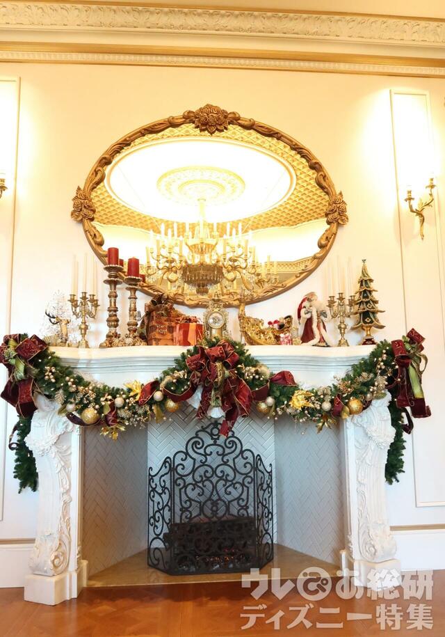 京ディズニーシー・ファンタジースプリングスホテル グランドシャトー クリスマス装飾