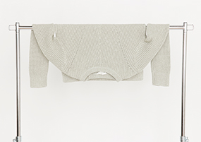 広げて干しても