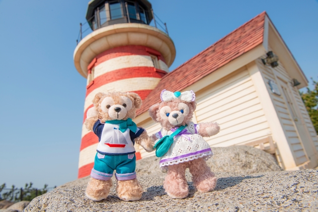 ダッフィーたちのかわいいぬいぐるみバッジ ¥1,900｜ダッフィー新グッズ「Cape Cod Holiday」シリーズ｜東京ディズニーシー