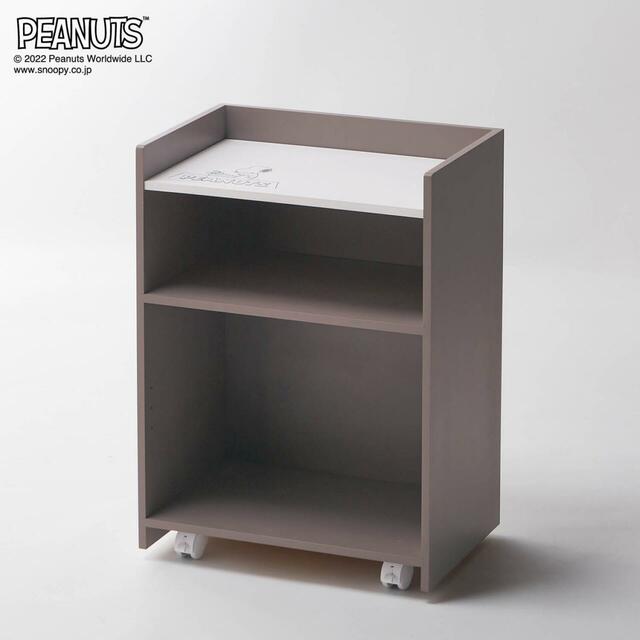 【ベルメゾン】在宅ワークにぴったりなワゴン「スヌーピー」|¥17,900 (税込) © 2024 Peanuts Worldwide LLC