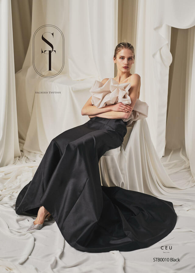 クラウディア|「ST(サチコツツイ)」新作ウェディングドレス|STB0010_Black