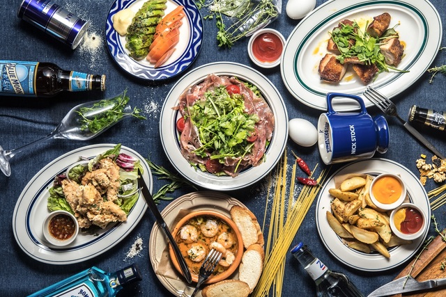 NICK STOディナーは、お酒に合う小皿料理も豊富CK