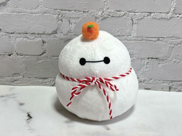 鏡餅になったベイマックス。もっちりとした質感のベイマックスとお餅なんて、絶対相性が良いに決まってますよね！