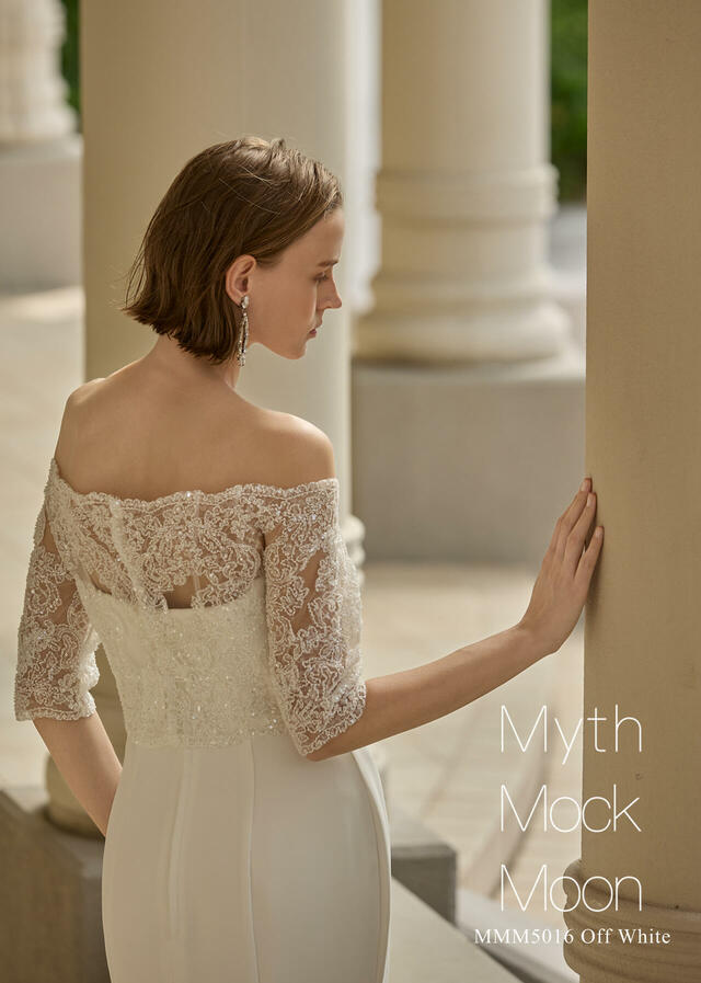 クラウディア「Myth Mock Moon(ミスモックムーン)」新作ウェディングドレス MMM5016_Off White