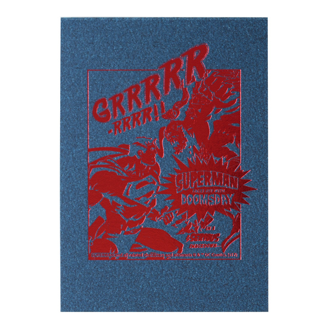 SUPERMAN  B6 ノート Specular Red 550円