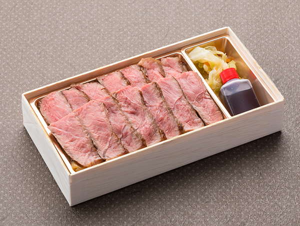 昆布〆熟成ビフテキ重・大福