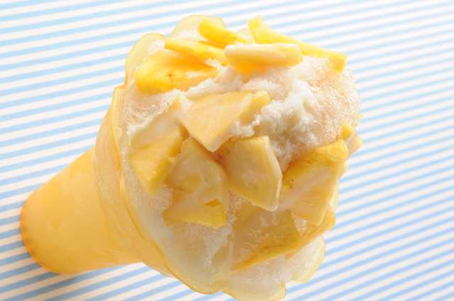 かき氷パイナップル