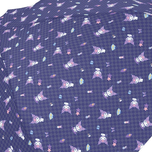 【Waterfront「ポケフラット サンシェイド サンリオキャラクターズ」】「クロミ」柄デザイン（※画像はイメージです）