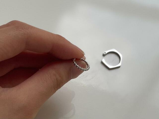 【セリア イヤーカフ】華奢なのに目を引く形