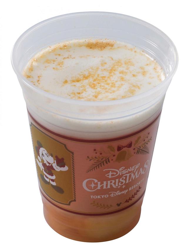 メイプル風味のホットアップルドリンク 550円｜ペコスビル・カフェ｜東京ディズニーリゾート「ディズニー・クリスマス」スペシャルメニュー