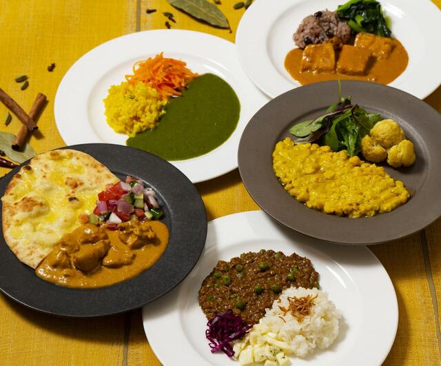 「5種類のカレー」＜期 間： 2023年8月1日（火）～ 8月31日（木）＞【ホテルメトロポリタン エドモント ランチビュッフェ】