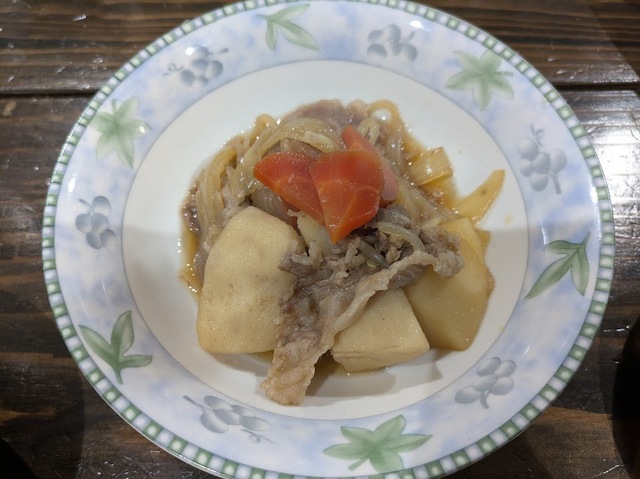 【アイリスオーヤマ 自動かくはん式調理機 CHEF DRUM（DAC-IB2-C）】和食店で出てくるような、出汁の風味豊かな一品になりました♪