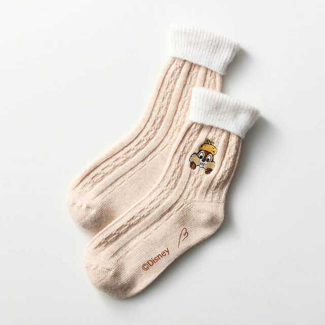 裏起毛ソックス「チップ＆デール」｜￥ 1,290 （税込）