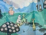 湖畔で釣りを楽しむムーミンとスナフキン、スニフ♪
