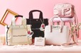 【JILL by JILLSTUART 】フリルトート 各9,790円/ビジューロイヤルウォレットミニ 15,400円/ ビジューロイヤルトート 18,700円/リボンポシェット 16,500円