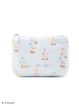 【スーパーマリオ】キノピオ＆ヨッシー総柄ティッシュポーチ ブルー　￥3,960／パステルカラーがかわいいポーチ