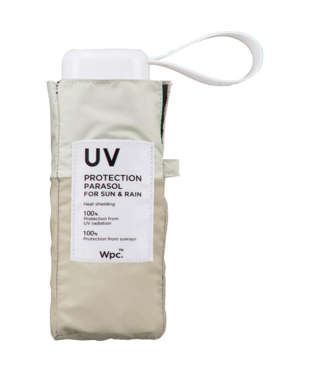 【Wpc.のおしゃれ日傘売上ランキング 1位】「Wpc. 遮光切り継ぎタイニー ベージュ」3,410円（税込）