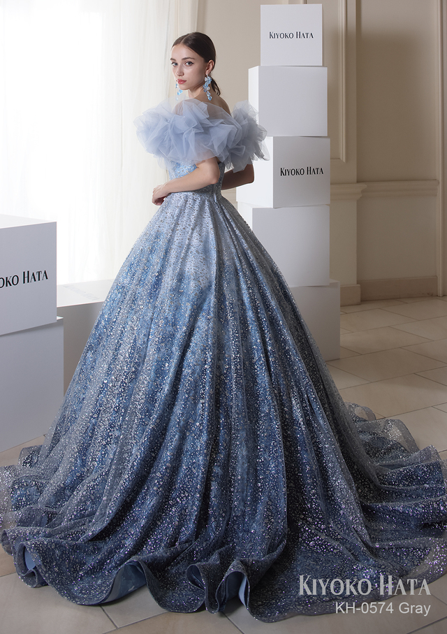 【KIYOKO HATA キヨコハタ】新作ウェディングドレス：KH-0574_Gray