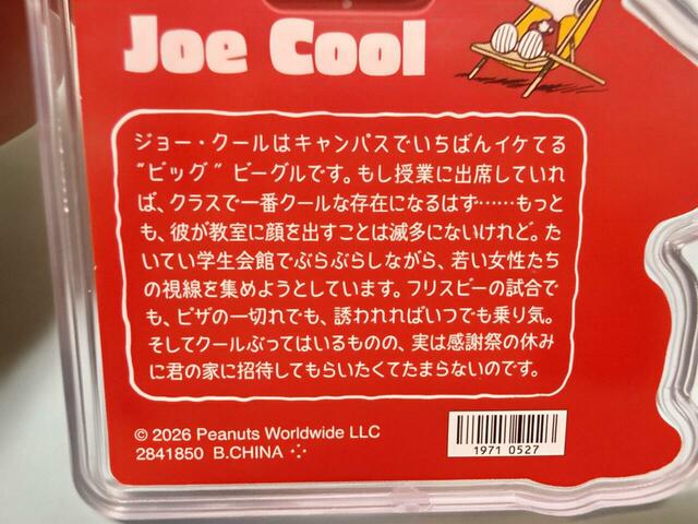 PEANUTSの仲間たちの紹介やエピソードが掲載されています♪