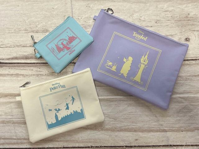 大人かわいいアートデザインの3サイズポーチセット♪