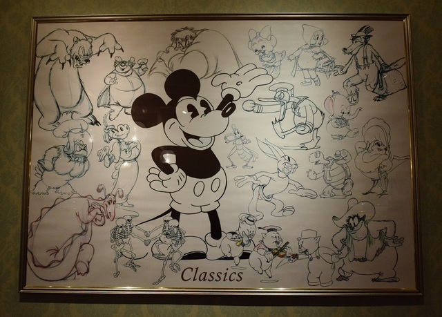 待合室には可愛いイラストが