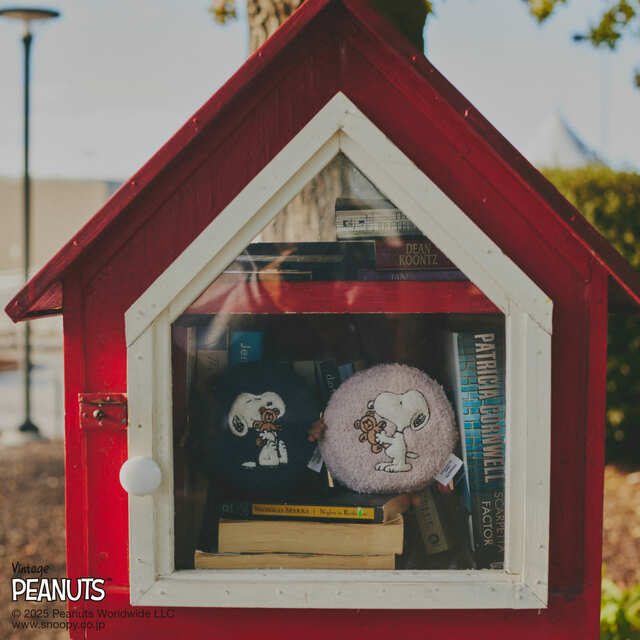 【PEANUTS】SNOOPY×BEAR アップリケポーチ ￥5,390